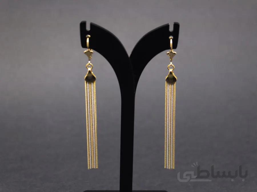 گوشواره آویز رشته ای - M46