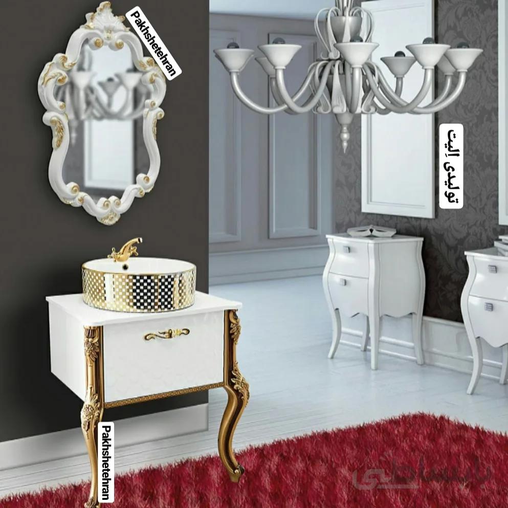 روشویی کابینت دار لاتر 70 سانت ا روشویی کابینت دار لاتر 70 سانت