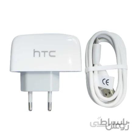 شارژر اورجینال اچ تی سی مدل TCP450-EU به همراه کابل