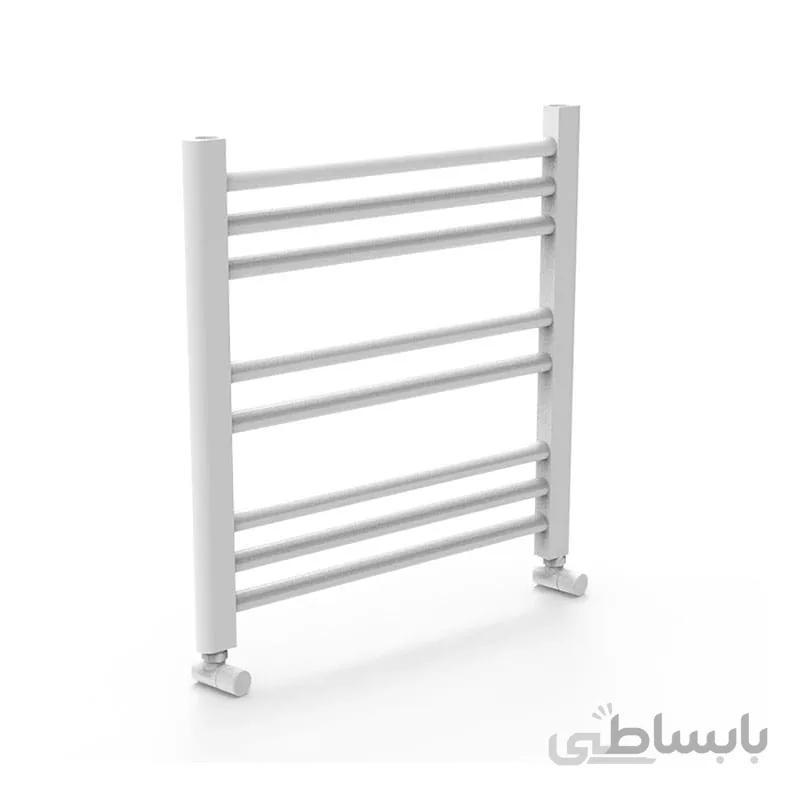 حوله خشک کن فولادی رومینا سفید