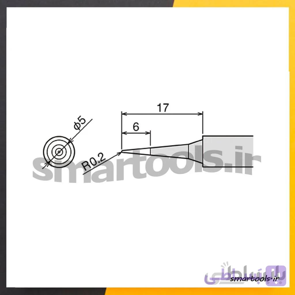 نوک هویه گات مدل GOOT PX-60RT-SB