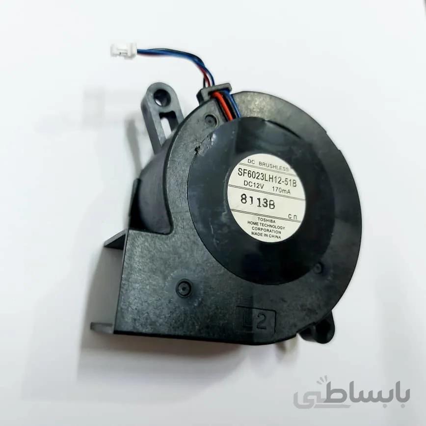 فن حلزونی 60*60*22 میلیمتر 12 ولت 0.17 آمپر هیتاچی CP-X1 ویدئو پروژکتور (سمت چپ )