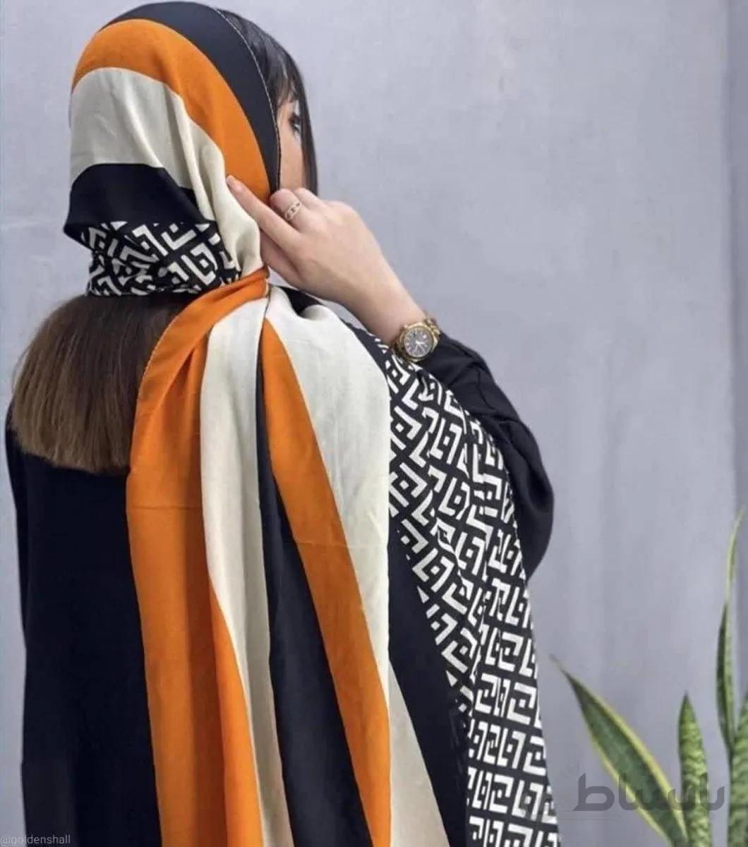 شال نخی سوزنی منگوله دار