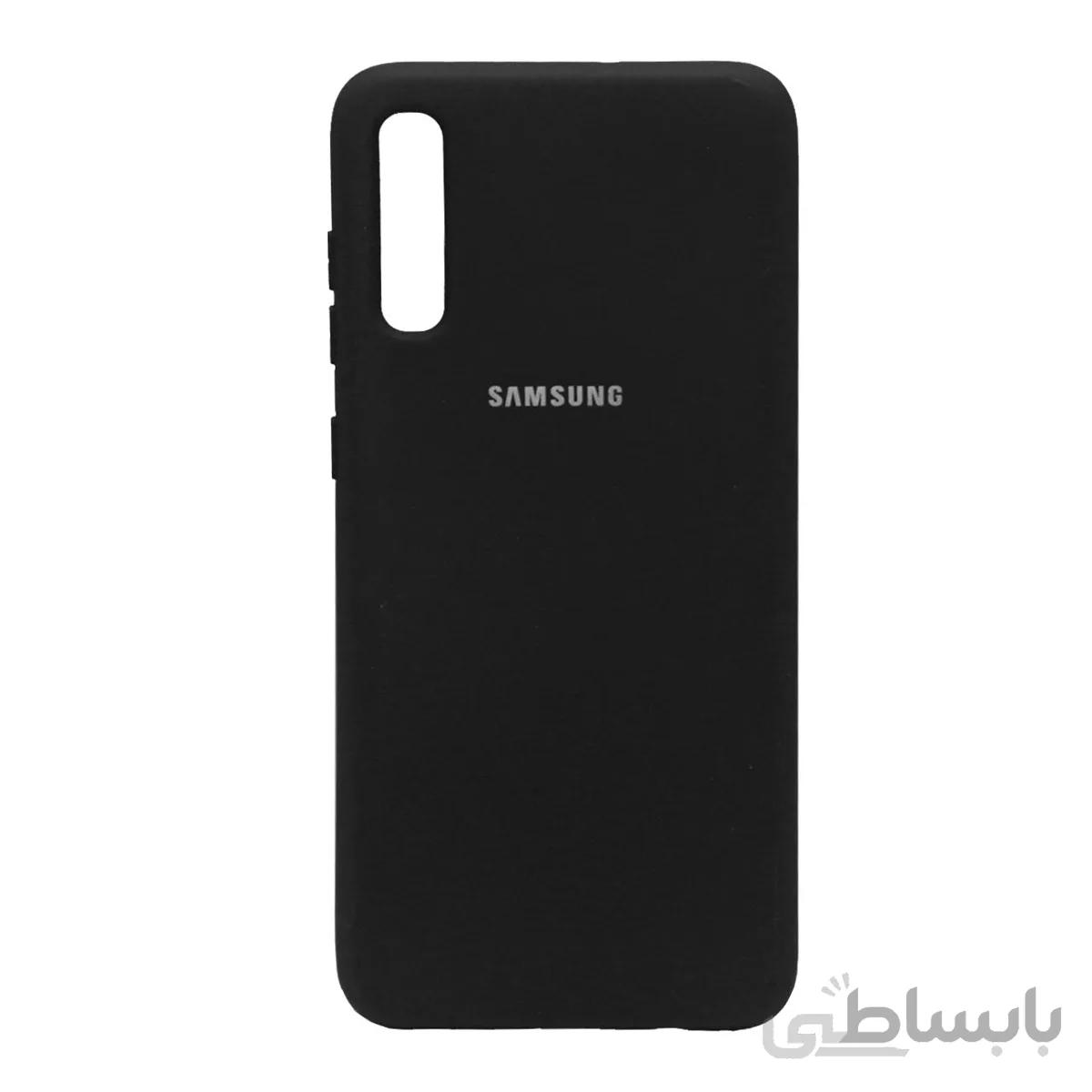 قاب سیلیکونی زیر بسته کد رنگ 513 مشکی - Samsung A70