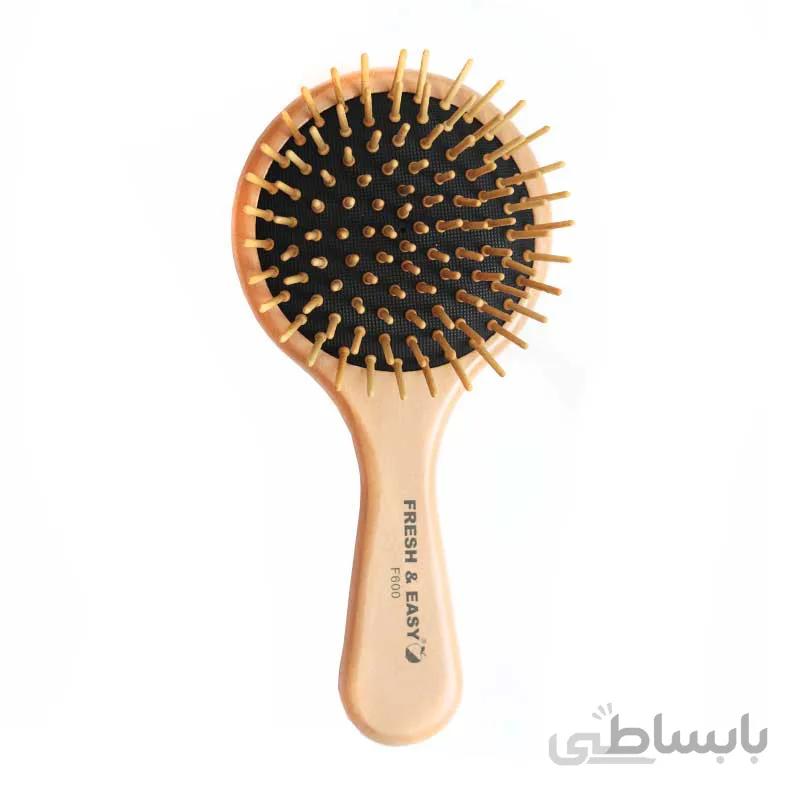 برس تخت چوبي فرش دندانه تيز رنگ روشن F600