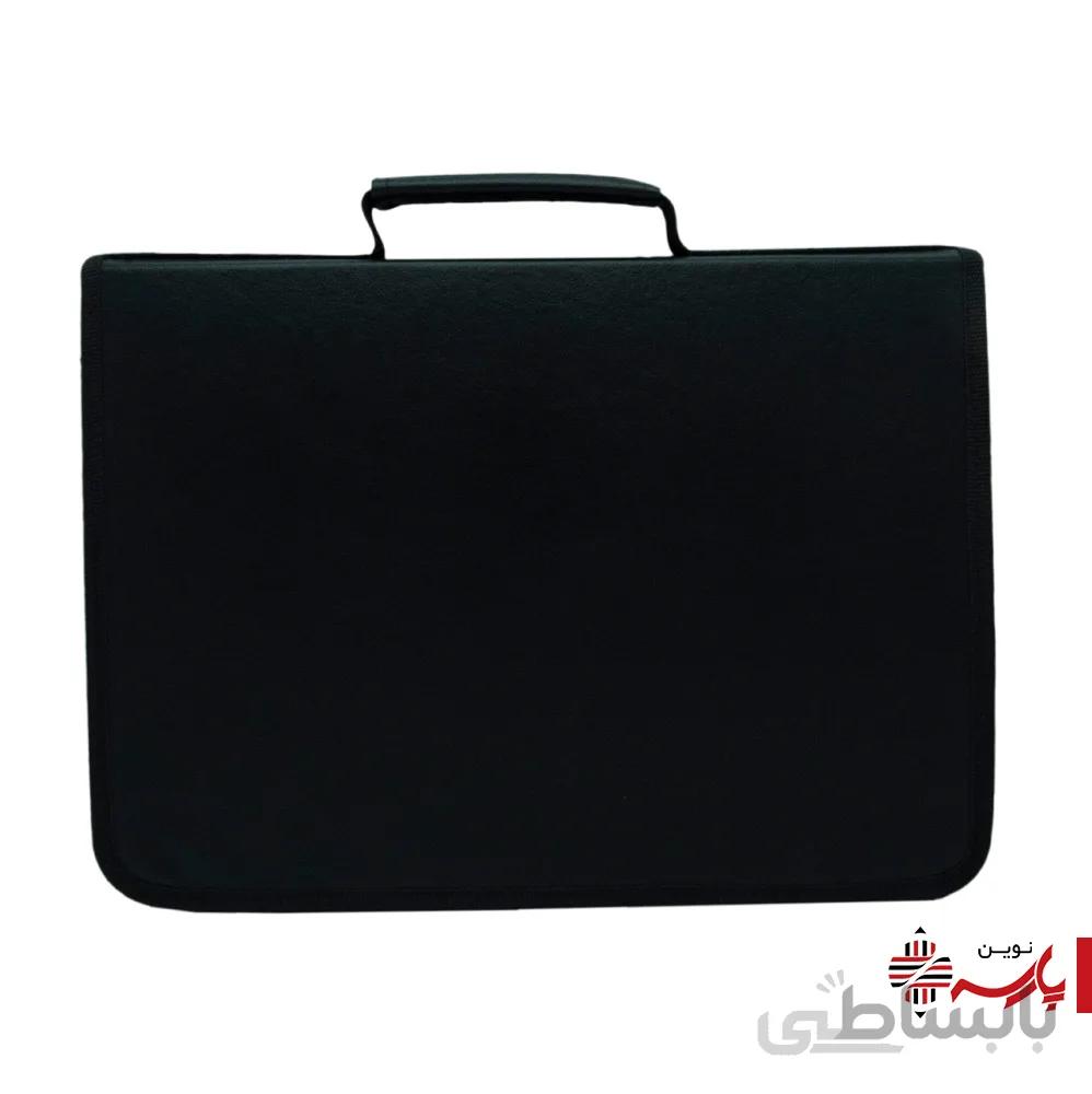 کیف مداد رنگی 120 رنگ چرمی بانوچی