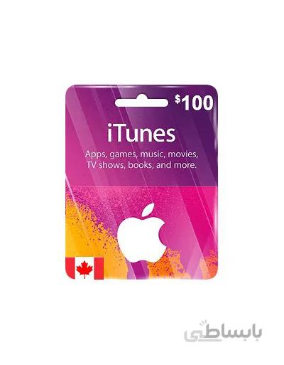 iTunes 100CAD - کانادا ☎