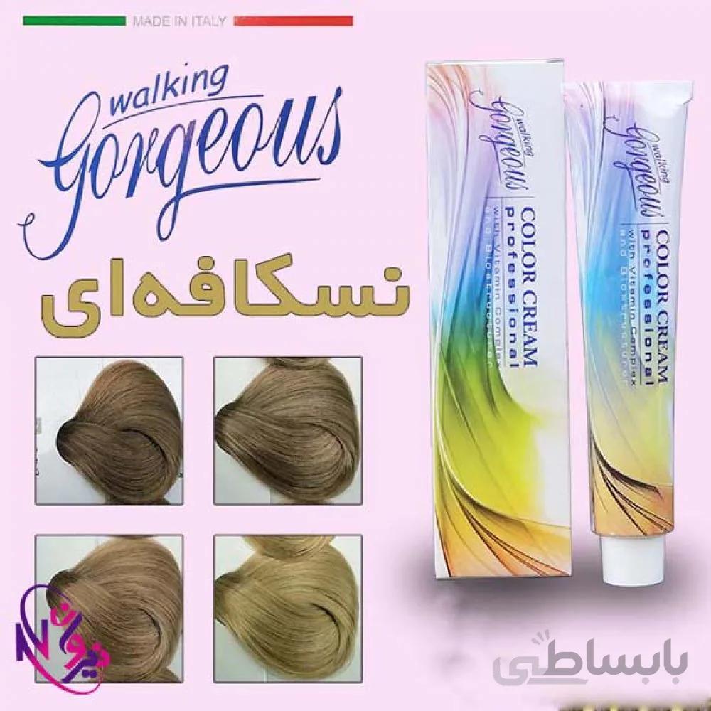 رنگ موی بدون آمونیاک گرجس (سری رنگ های نسکافه ای)