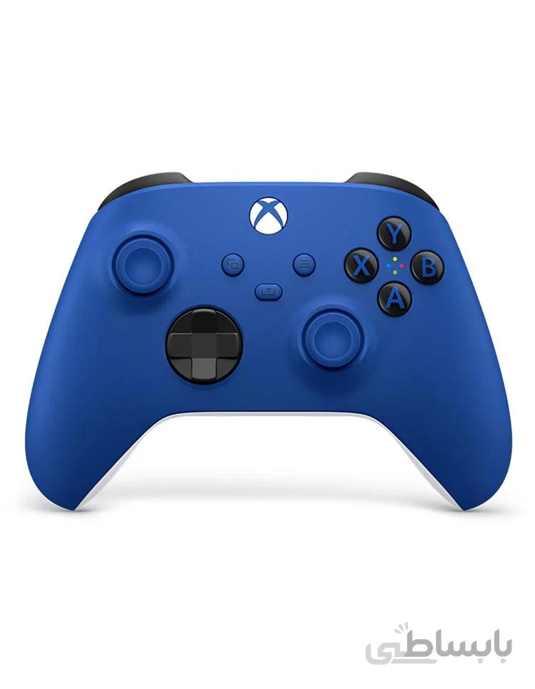 دسته بازی (کنترلر) کنسول مایکروسافت ایکس باکس وان - سری جدید - آبی ا Microsoft Xbox One Wireless Controller - New Series - Shock Blue