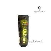 توپ تنیس زمین خاکی 3 عددی WILSON