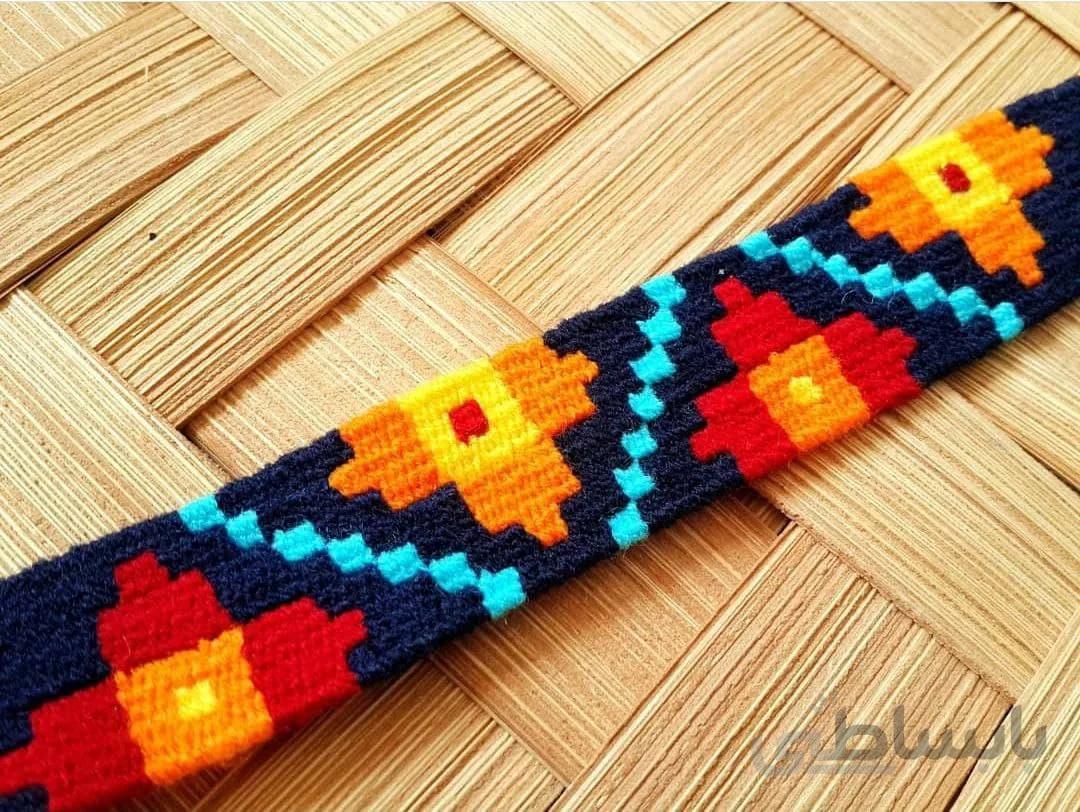 دستبند گلیمی کد m120