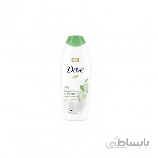 شامپو بدن داو حاوی عصاره خیار و کرم شیر سری اروپایی Dove حجم ۷۰۰ میل