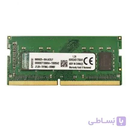 رم لپ تاپ کینگستون مدلDDR4 2400S MHz CL17 ظرفیت 8 گیگابایت