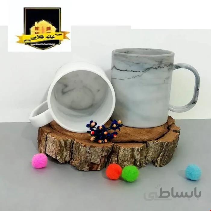 لیوان پلاستیکی ماربل