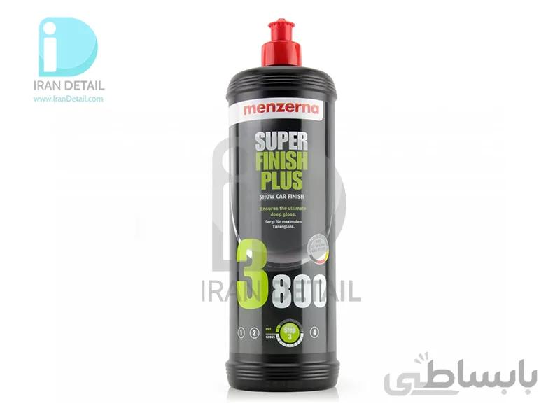 پولیش بسیار نرم یک لیتری 3800 منزرنا مدل Menzerna Super Finish Plus 3800