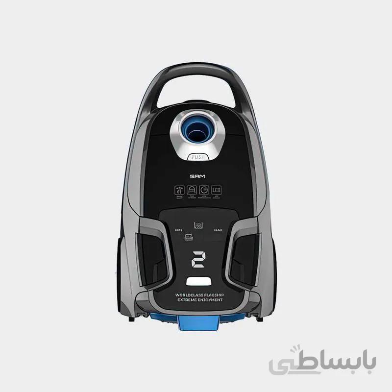 جاروبرقی 2400 وات سام کیسه ای لوله تلسکوپی VC8030 Sam ا Sam VC8030 Vacuum Cleaner 2400W HEPA 6L