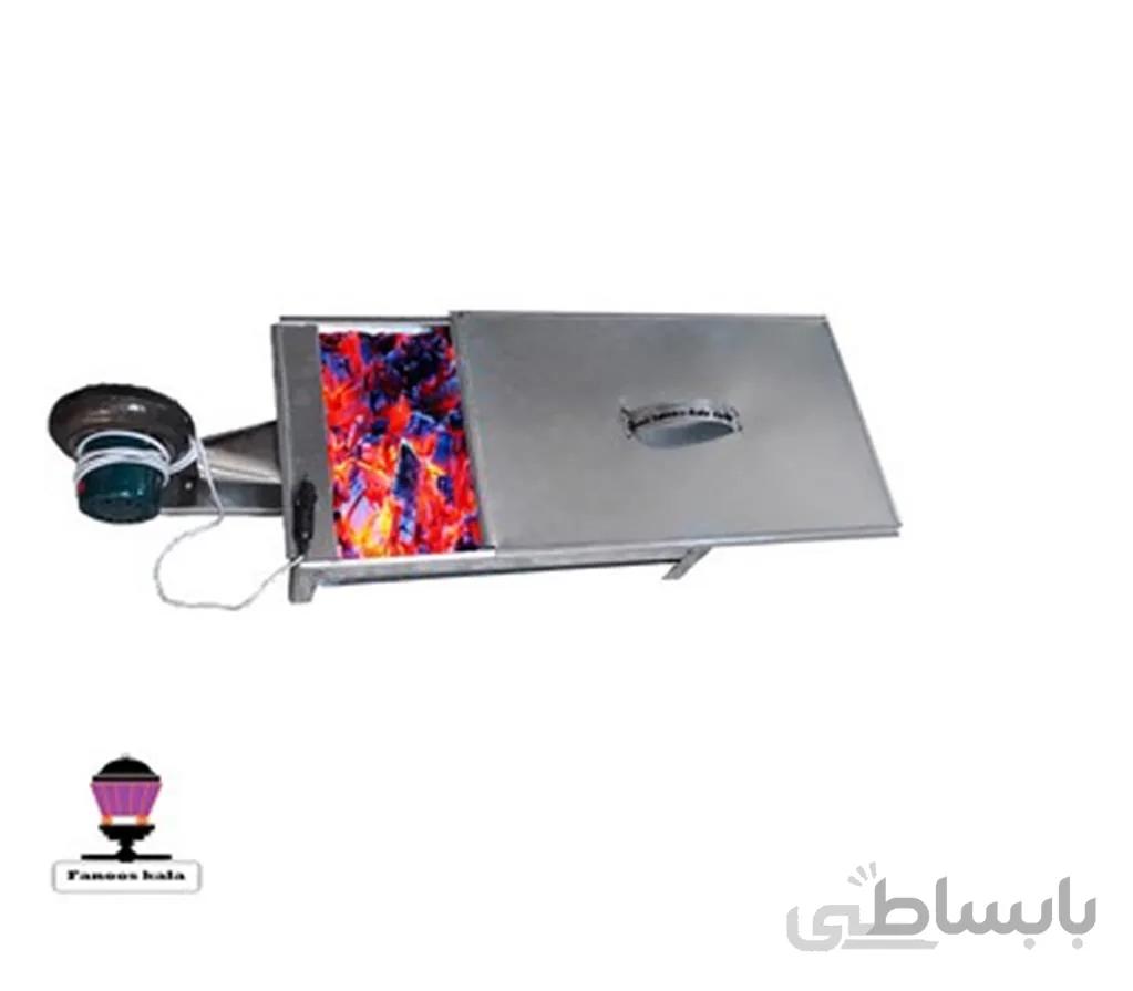 کباب پز درب دار با فن برقی