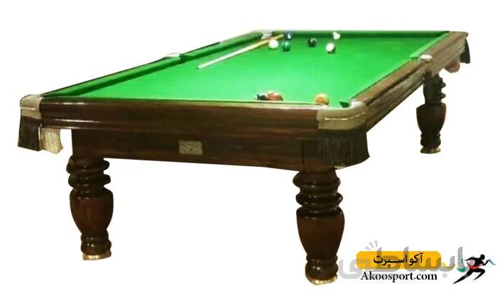 میز بیلیارد 8 فوت چهارپایه خراطی High glass