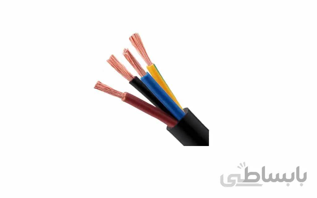 کابل 4 رشته برق افشان سایز 0.75 تا 35 میلیمتر خراسان افشارنژاد ا Khorasan Afsharnejad Power cable 4 strands size 0.75 to 35 mm