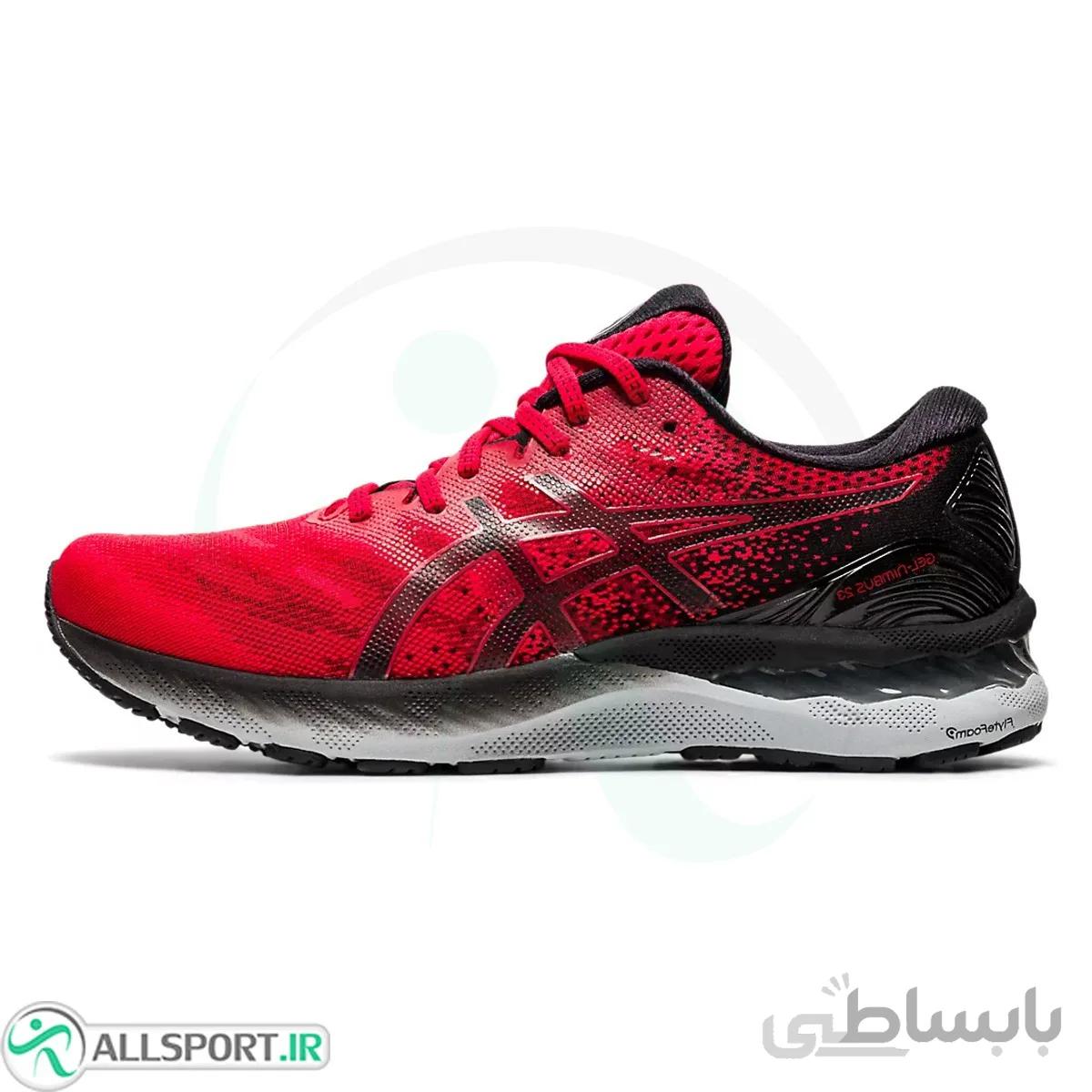 کتانی رانینگ مردانه اسیکس طرح اصلی Asics Gel Nimbus 23 Red Black
