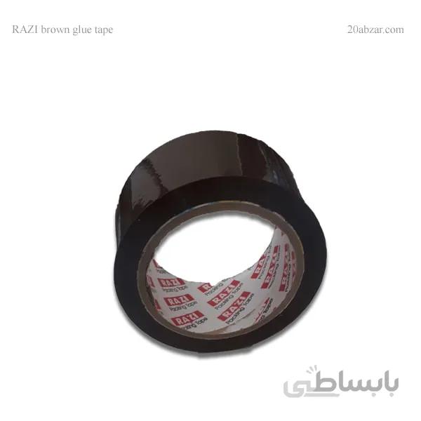 چسب نواری قهوه ای رازی ۵ سانتی