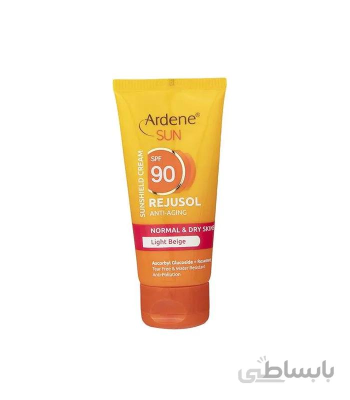 کرم ضد آفتاب رنگی آردن مدل Light Beige مقدار ۵۰ گرم