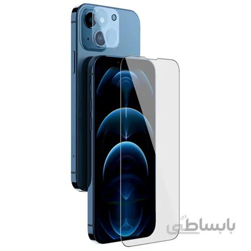 محافظ صفحه و گلس لنز دوربین نیلکین آیفون 12 Nillkin Amazing 2-in-1 HD full screen protector for Apple iPhone 12
