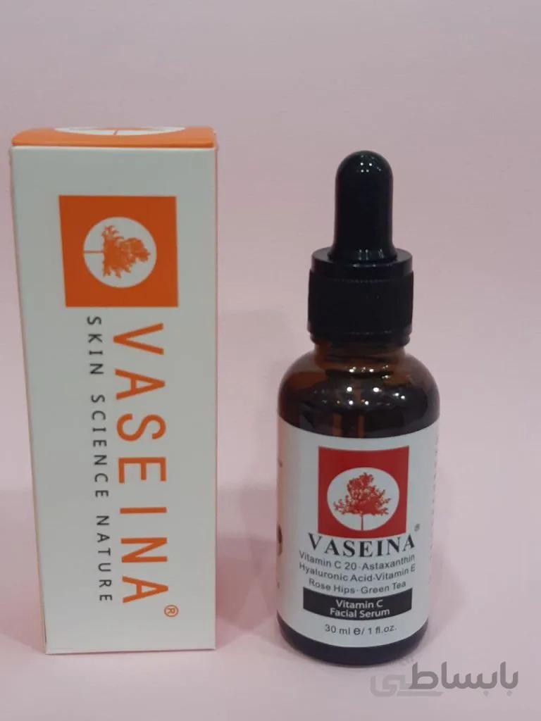سرم ضد پیری صورت ویتامین سی VASEINA SCIENCE NATURE