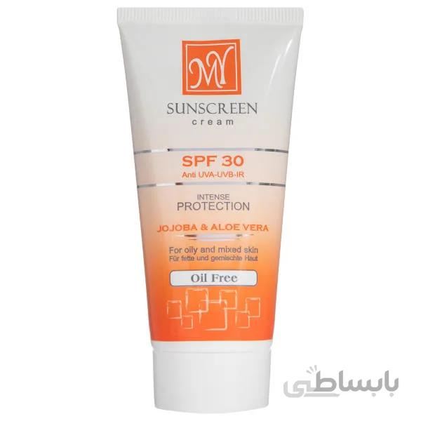 کرم ضد آفتاب فاقد چربی مای SPF30 ا MY Sunscreen Cream Oil Free SPF30
