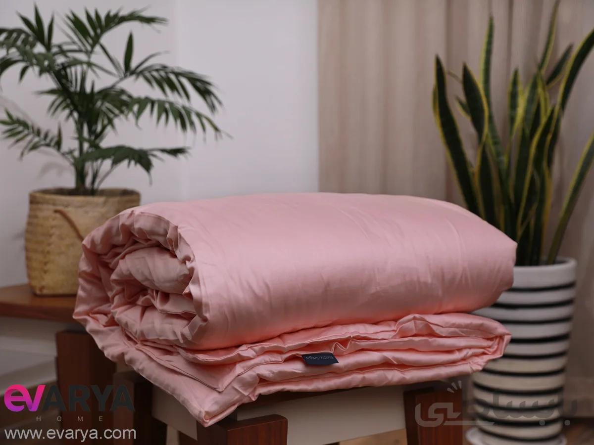 کاور لحاف ساتن کتان برند TIFFANY HOME سایز دو نفره 220×200