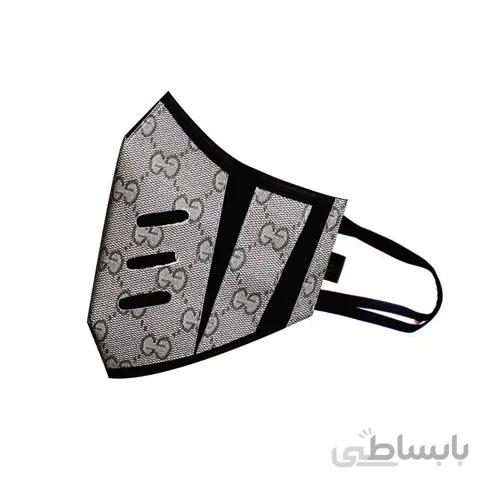ماسک تنفسی چرم سه لایه طرح گوچی کد 045 ا Face Mask code 045