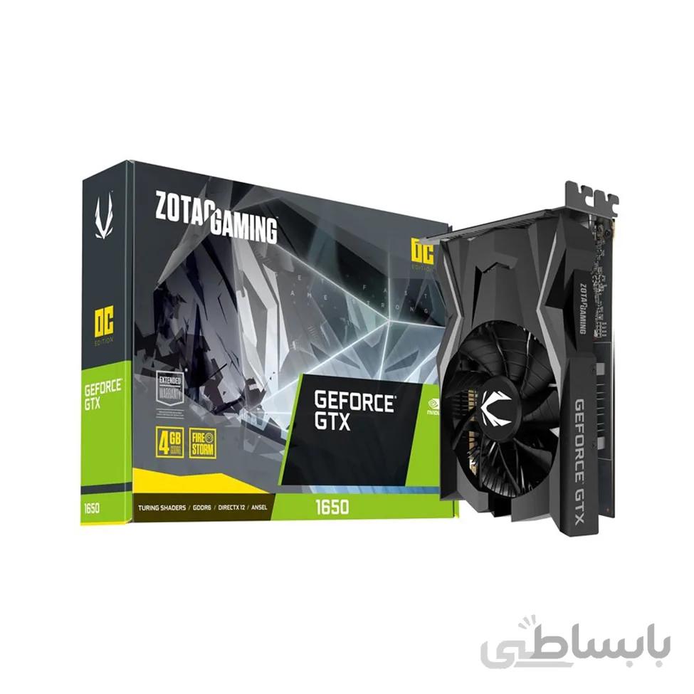 کارت گرافیک زوتک مدل ZT-T16520F-10L GAMING GeForce GTX 1650 OC حافظه 4 گیگابایت ا ZT-T16520F-10L GAMING GeForce GTX 1650 OC GDDR6 4GB Graphics Card