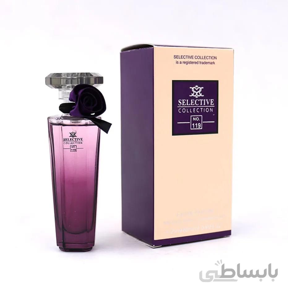 ادوپرفیوم زنانه سلکتیو کالکشن مدل لانکوم ترزور میدنایت رز کد 119 حجم 25 میلی لیتر ا Selective Collection Tresor Midnight Rose Lancome 25ml For Women