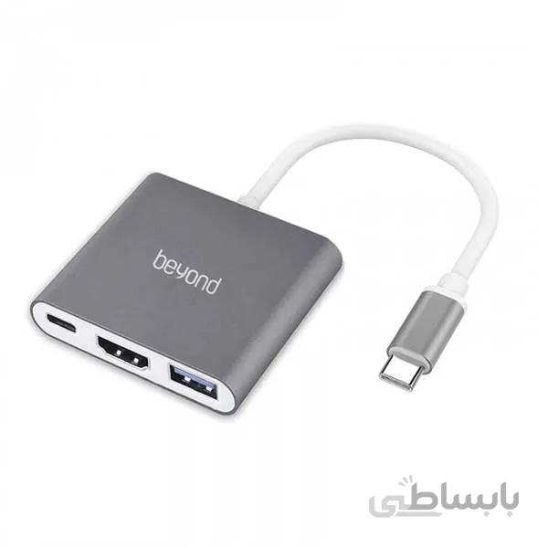 هاب ۳ پورت Type C بیاند BA-410