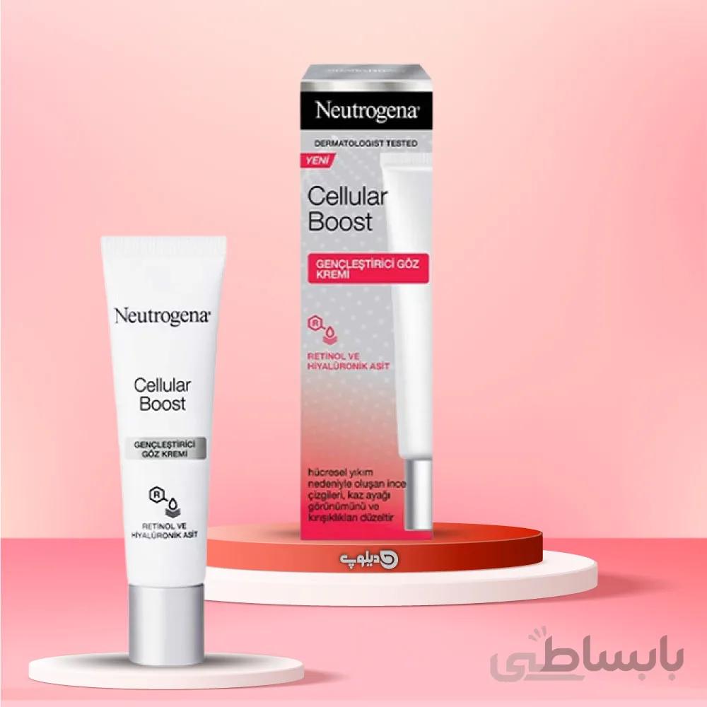 کرم ضد چروک دور چشم نوتروژینا مدل Cellular Boost حجم ۱۵ میلی لیتر ا Neutrogena Cellular Boost Eye Rejuvenating Cream کد 566973