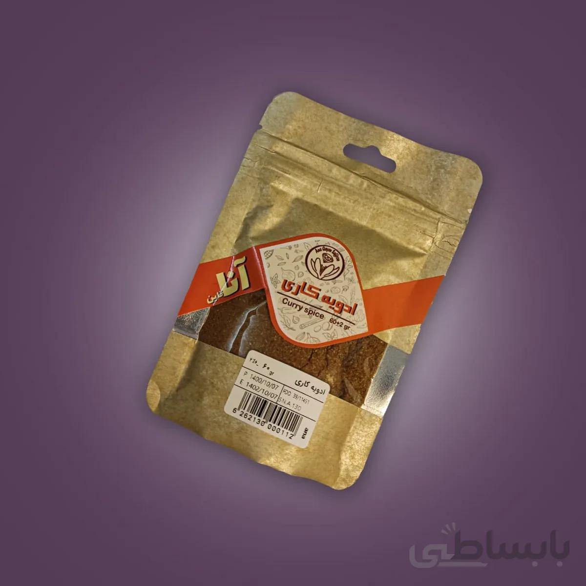 خرید و قیمت ادویه کاری ممتاز 60 گرمی