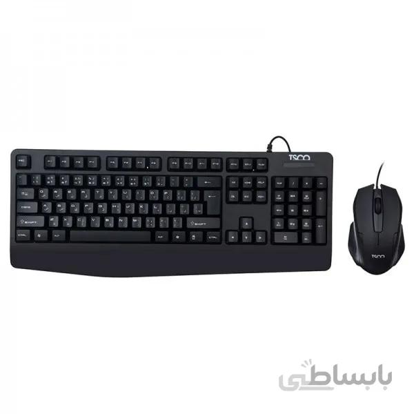 کیبورد و ماوس USB تسکو مدل TKM 8058 ا TSCO TKM 8058 USB Keyboard And Mouse