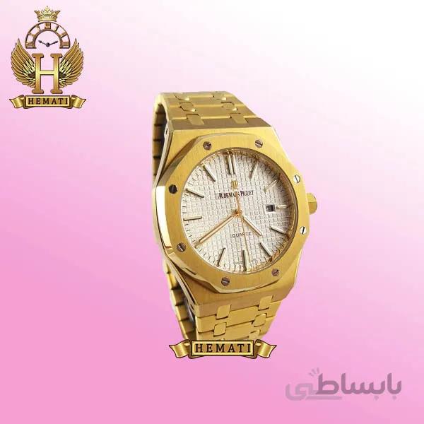 ساعت مردانه تک موتوره اودمار پیگه Audemars Piguet Royal Oak ap1103 طلایی