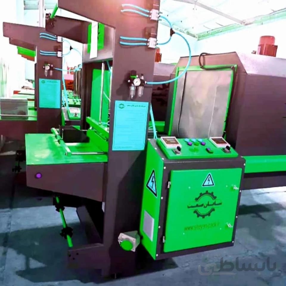 دستگاه شیرینگ پک گاز سوز اتومات عرض 80