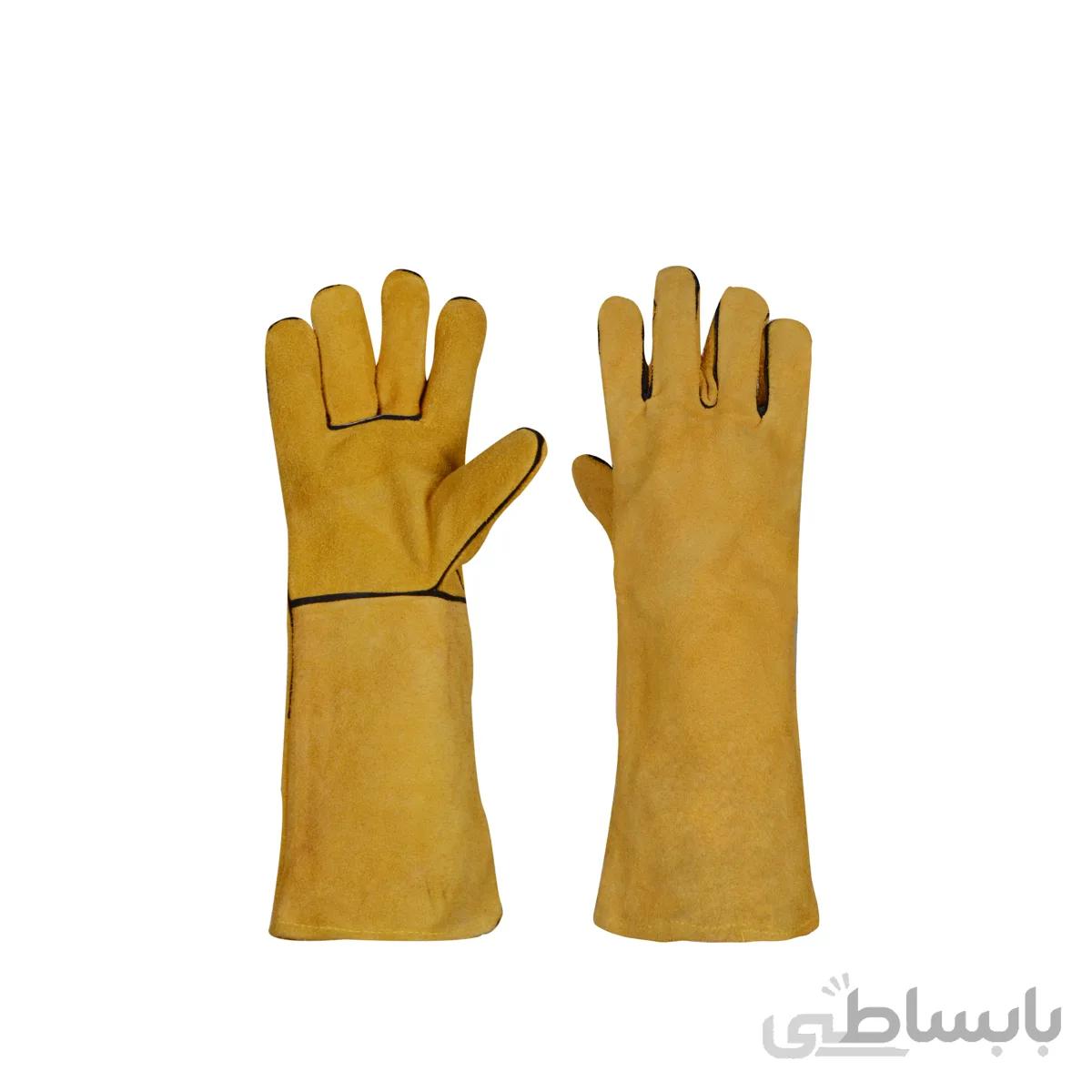 دستکش هوبارت جوشکاری خارجی (کرم)