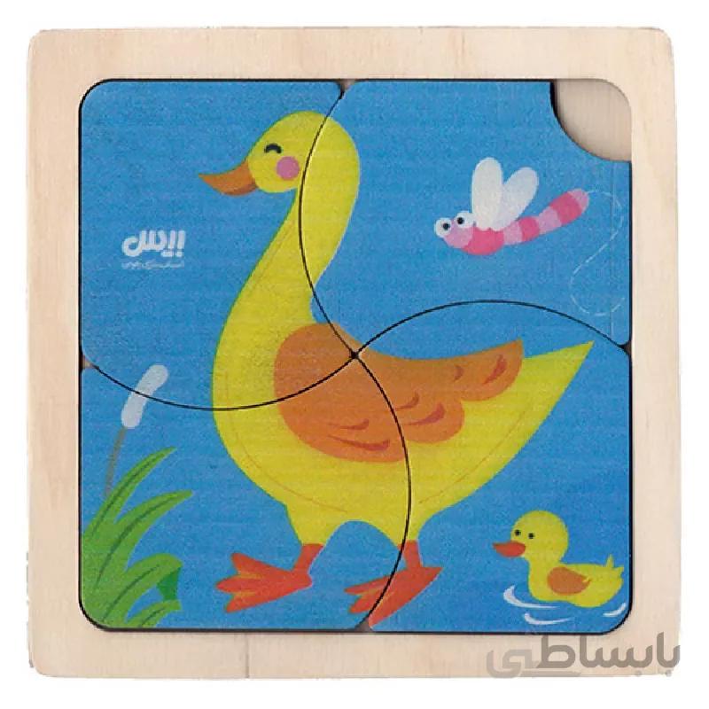 پازل ۴ تیکه اردک ا پازل ۴ تیکه اردک