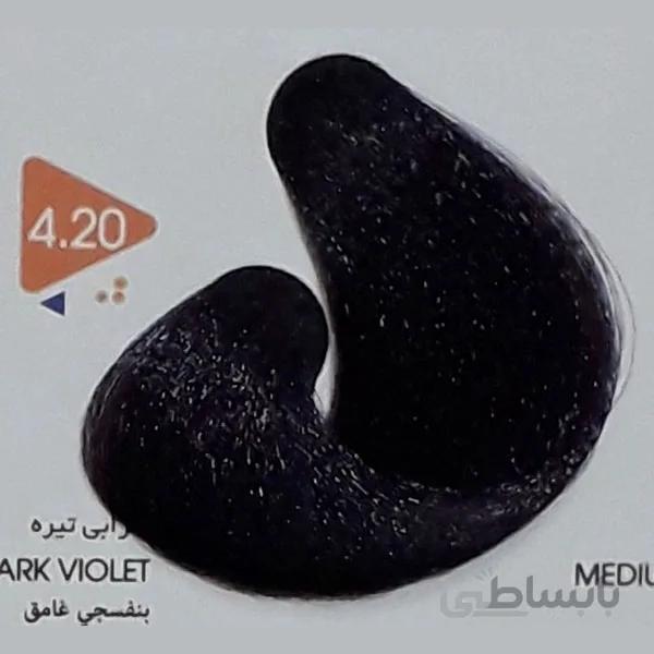 رنگ مو ویتامول (Vitamol) شرابی تیره (شماره 4/20 شرابی) حجم 120 میل