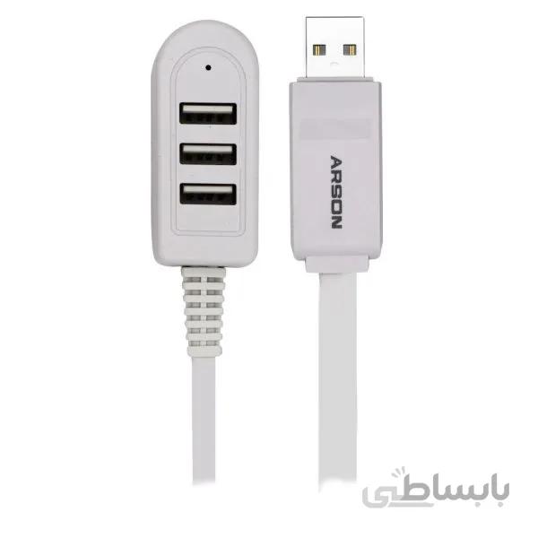 هاب ۳ پورت USB 2.0 آرسون مدل AN-W41