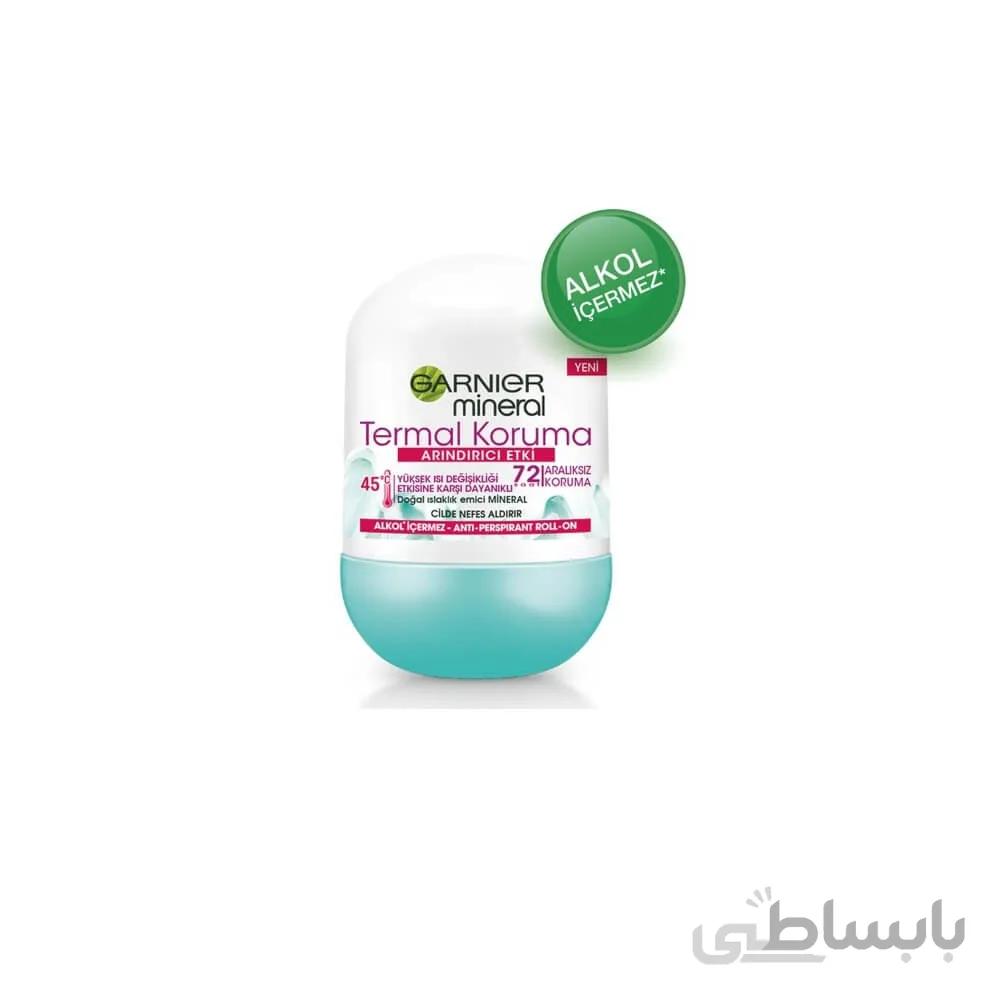 رول دئودورانت 72 ساعته گارنیه مدل Termal Koruma حجم 50 میل ا Garnier Termal Koruma Anti-Perspirant Deodorant 50 ml
