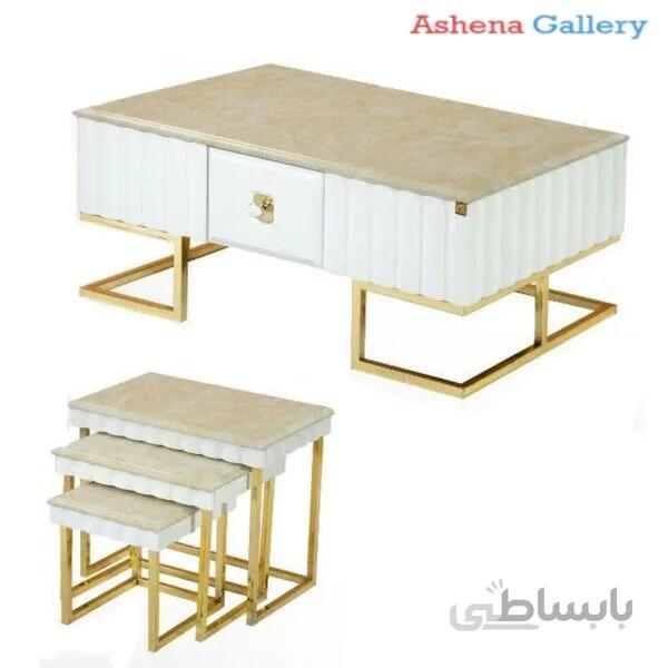 میز پذیرایی کد ۴۶۰ مجموعه ۴ عددی
