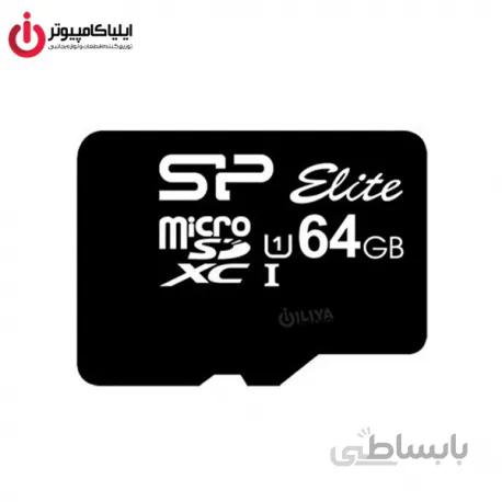 مموری کارت Micro SD کلاس U1 10 سیلیکون پاور مدل Elite ظرفیت 64گیگابایت