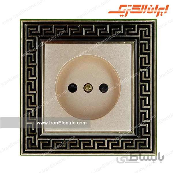 پریز برق ساده آرکا بژ