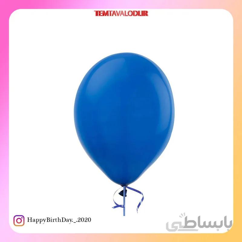 بادکنک 6 اینچ آبی