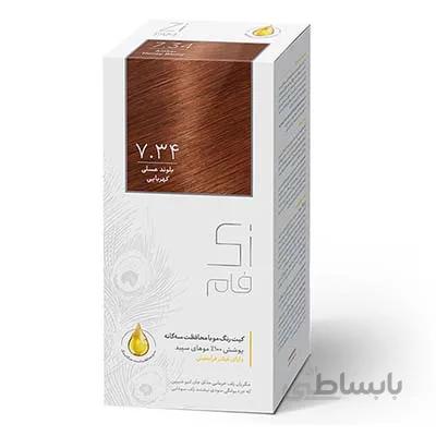 کیت رنگ موی زی فام ۷٫۳۴ / Zi Fam Hair Color Kit