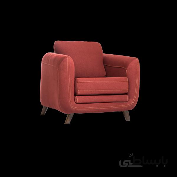 مبل تک نفره لمکده مدل پرينا